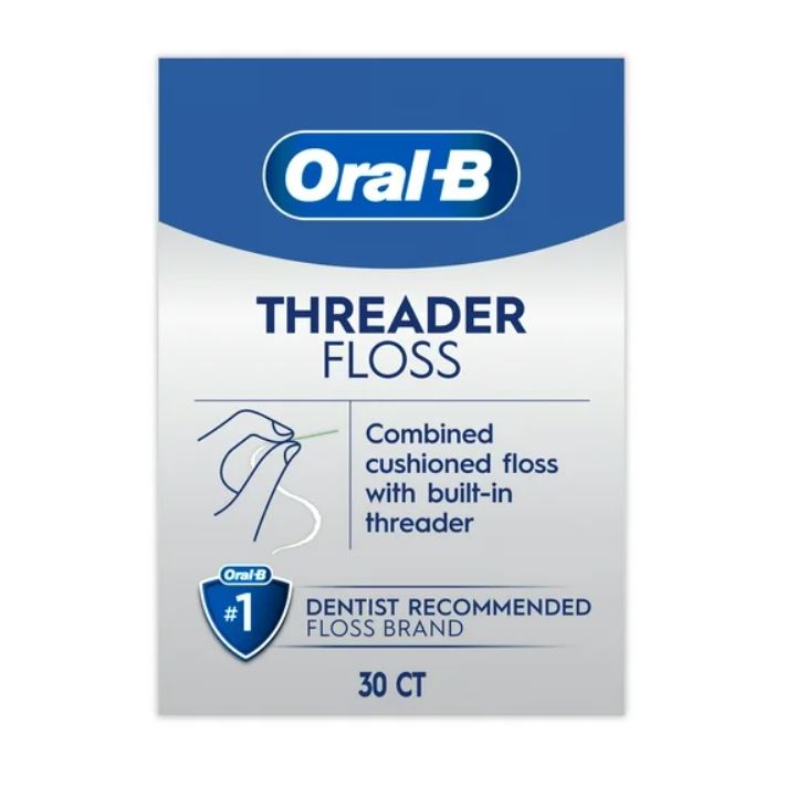 Oral-B Threader Floss, 30 Count