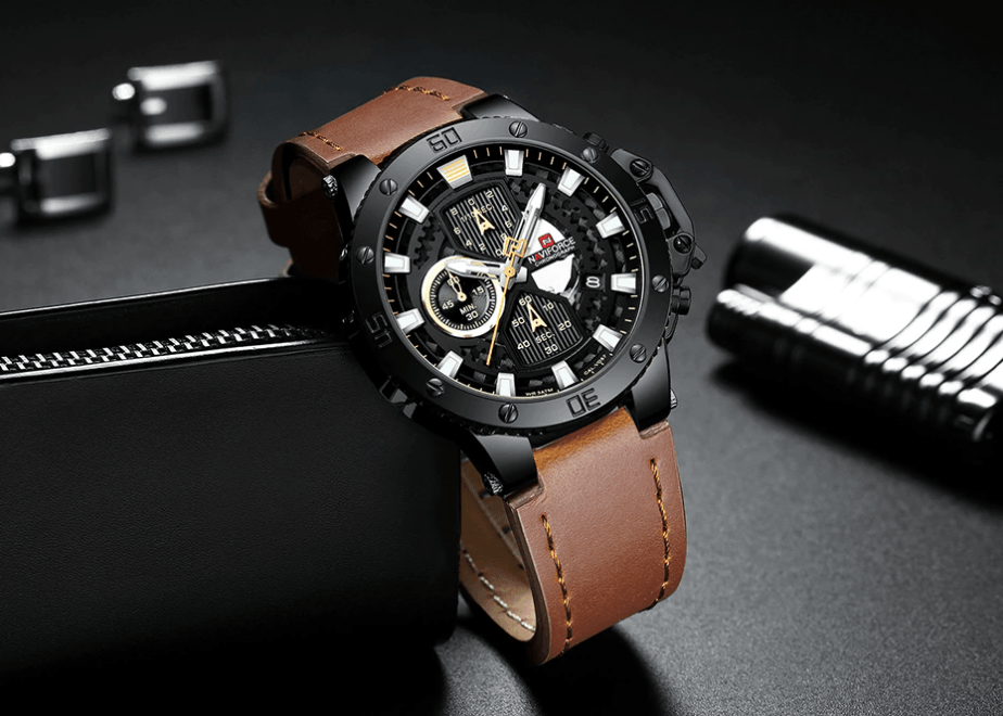 Men's Casual Waterproof Watch With Chronometers And Fluorescent Hands Excellent Design Perfect Gift - SJB-DIAMOND ELITES