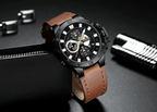 Men's Casual Waterproof Watch With Chronometers And Fluorescent Hands Excellent Design Perfect Gift - SJB-DIAMOND ELITES