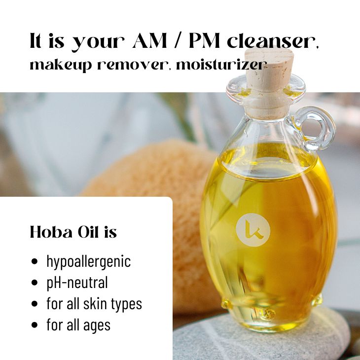 Hoba | Pure Jojoba Oil Cleanser & Moisturizer Katari Beauty