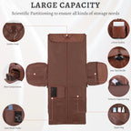 Large Capacity Men's Leather Suit Storage Bag - SJB-DIAMOND ELITES
