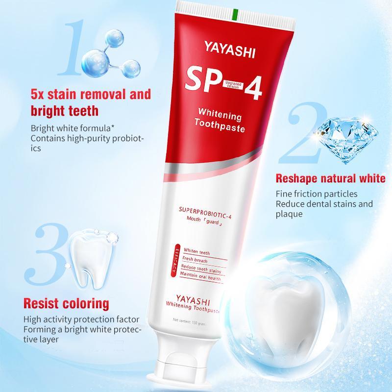 Probiotic Toothpaste For Whitening Teeth, Removing Stains, Eliminating Bad Breath, And Refreshing The Skin. Lootquake LLC
