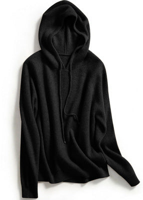 Autumn And Winter Thickening Knitted Hat Loose Sweater Pi-Mart