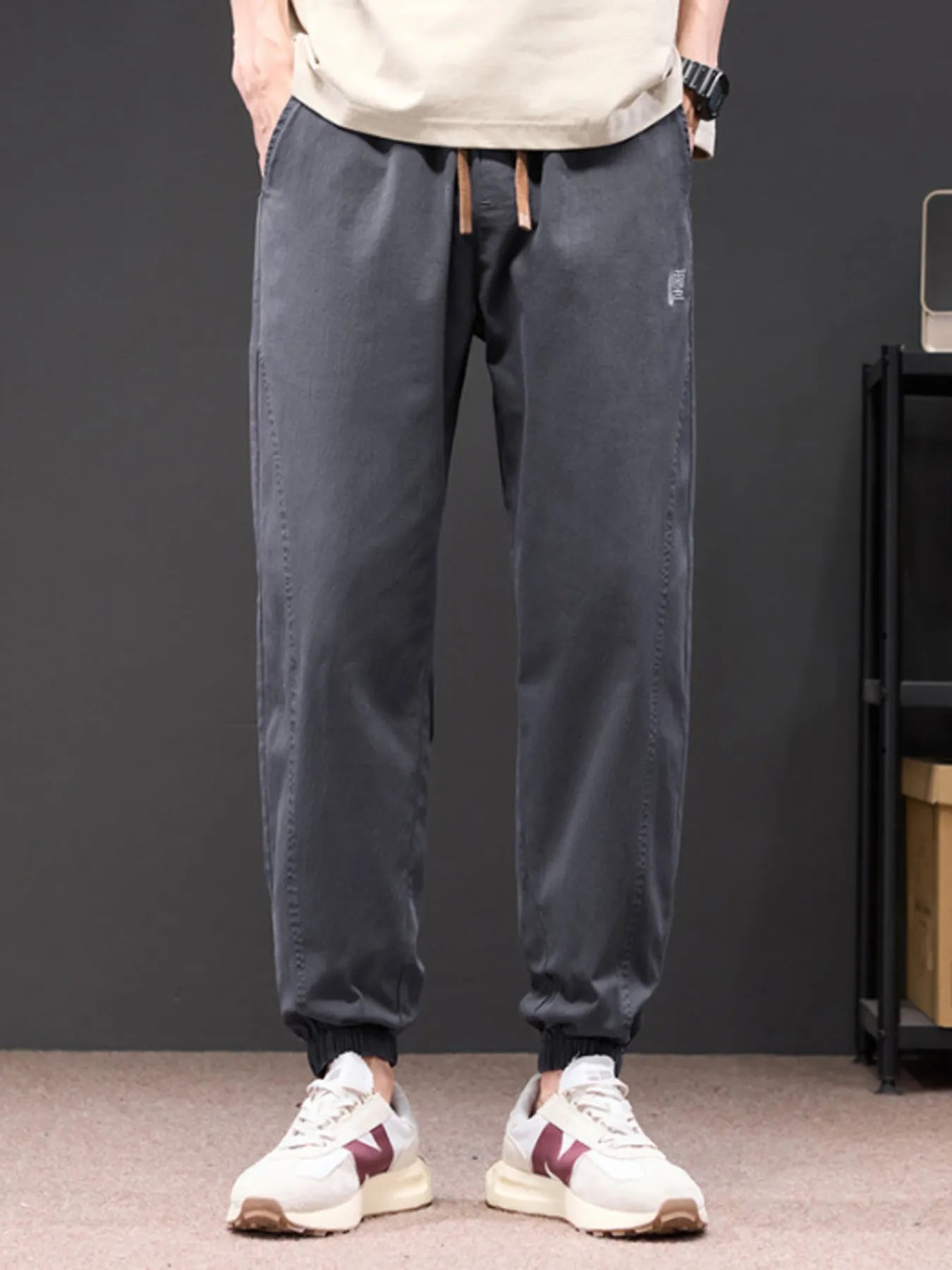 Men's Plus Size Casual Drawstring Joggers