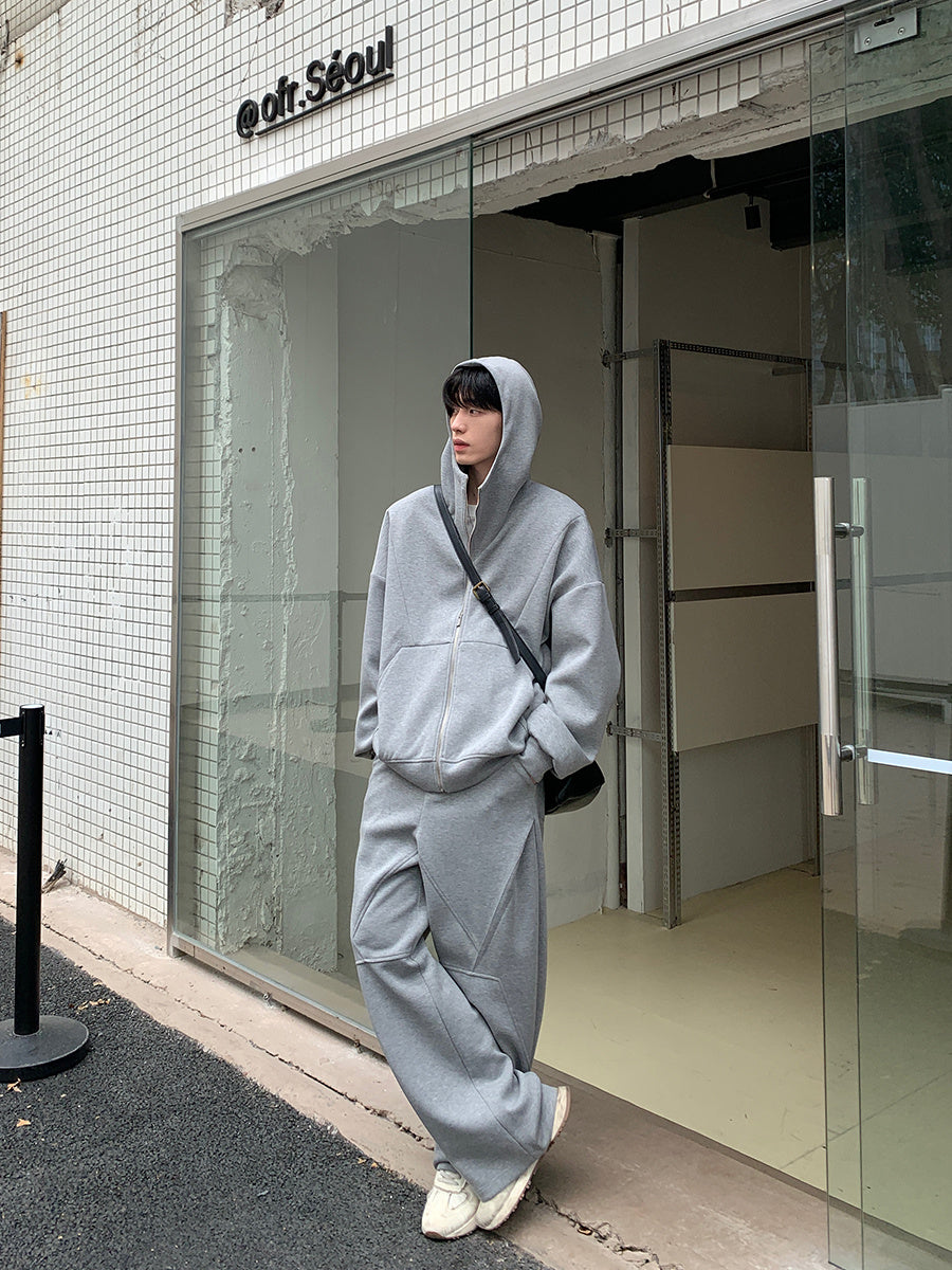 Men's Hoodie Sweater Pure Color All-matching Trousers Sports Suit Lootquake LLC