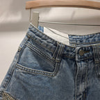 2023 Summer High-Waisted Ripped Denim Shorts for Women