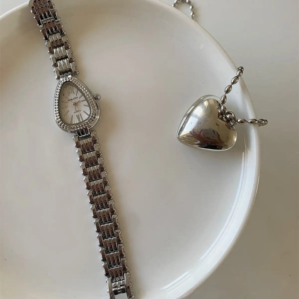 Golden Snake Head Gorgeous Chain Watch Women Lootquake LLC
