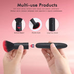 USB Silicone Makeup Brush Plus Bullet Vibrator Pi-Mart