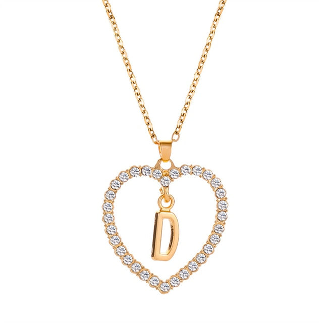 Initials Lette Necklace Pi-Mart