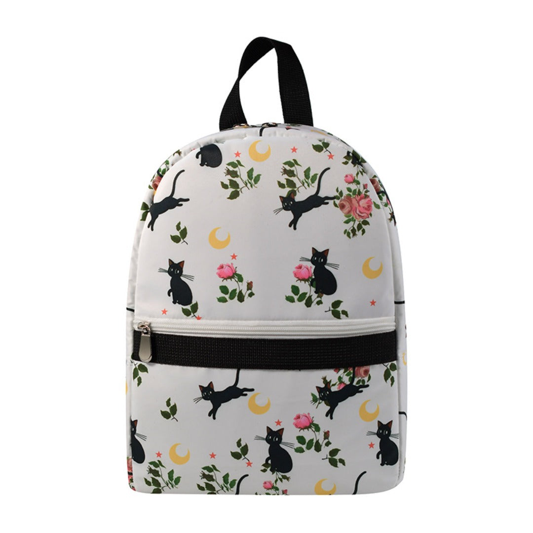 Nylon waterproof printed backpack, stylish large capacity women's travel backpack purse, storage backpack, - SJB-DIAMOND ELITES