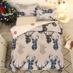 Bedding Set Snowflakes Bedding Sets Duvet Cover Warm Bed Pi-Mart