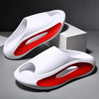 Ins Slippers Women Men Peep Toe Slipper Summer Hollow Unisex Sports Beach Shoes Pi-Mart