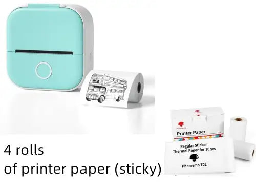 Portable Mini Printer for Students and Hobbyists, Bluetooth Thermal Label Printer - SJB-DIAMOND ELITES