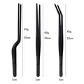 Stainless Steel Barbecue Tongs Outdoor Retro Long-handle Clip Fried Steak Anti-scald Restaurant Kitchen Plate Holder Pi-Mart