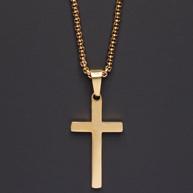 Classic Cross Men Necklace Pi-Mart