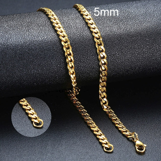 Cuban Chain Necklace - SJB-DIAMOND ELITES