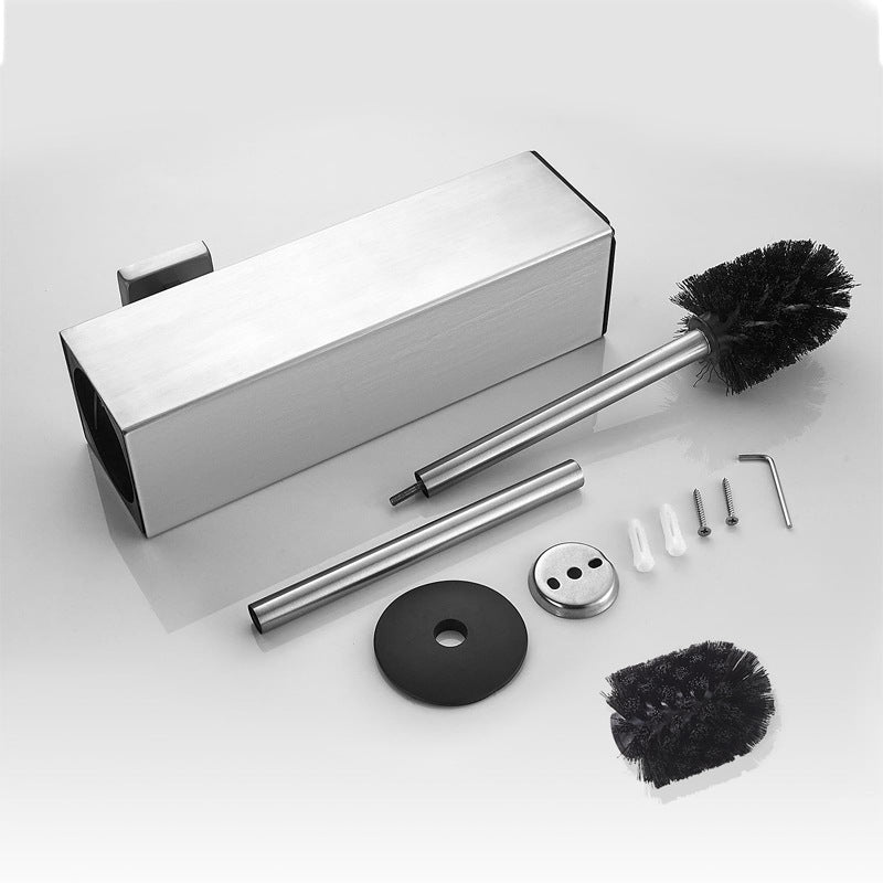 Stainless Steel Floor Toilet Brush Toilet Cleaning Brush Suit Pi-Mart