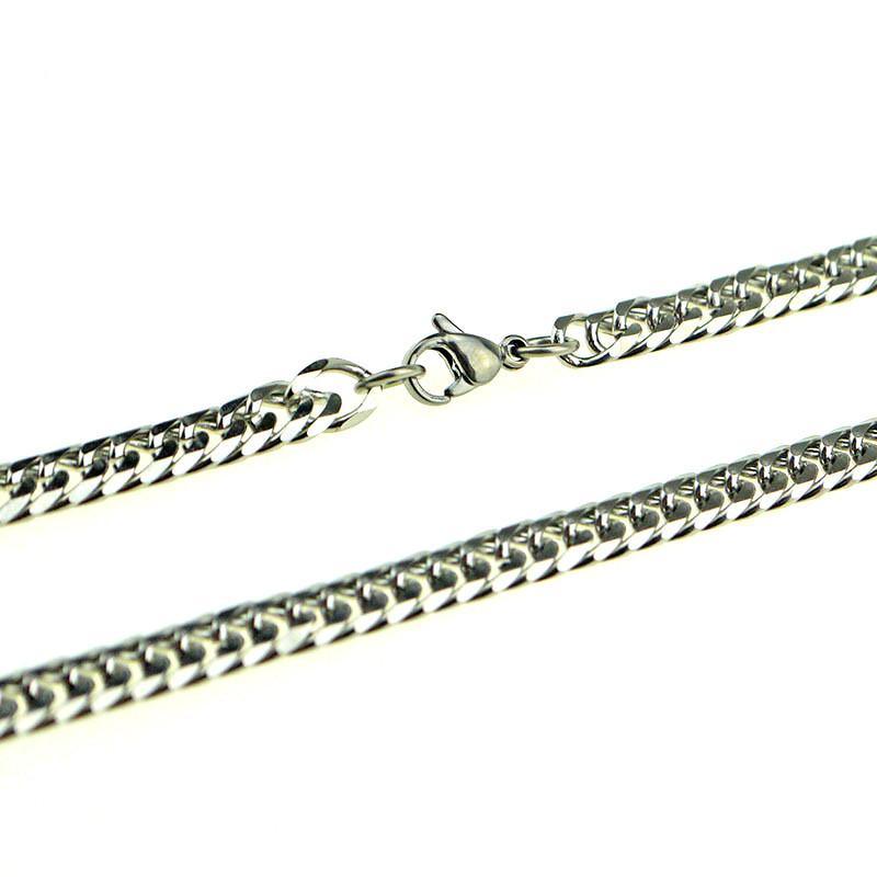Luxury Miami Stainless Steel Chain Bracelets For  Men Flat Curb Bracelet Hip Hop Rock Sports Jewelry Style - SJB-DIAMOND ELITES