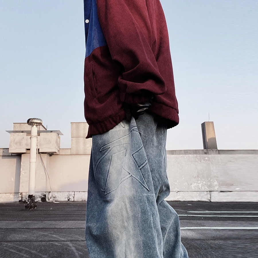 American Fashion Brand Vintage Mop Straight Jeans Lootquake LLC