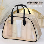 Wet and dry separation wash bag, portable waterproof bath swimming storage bag, business trip cosmetic bag, Transparent Cosmetic Bag, transparent makeup purse, - SJB-DIAMOND ELITES