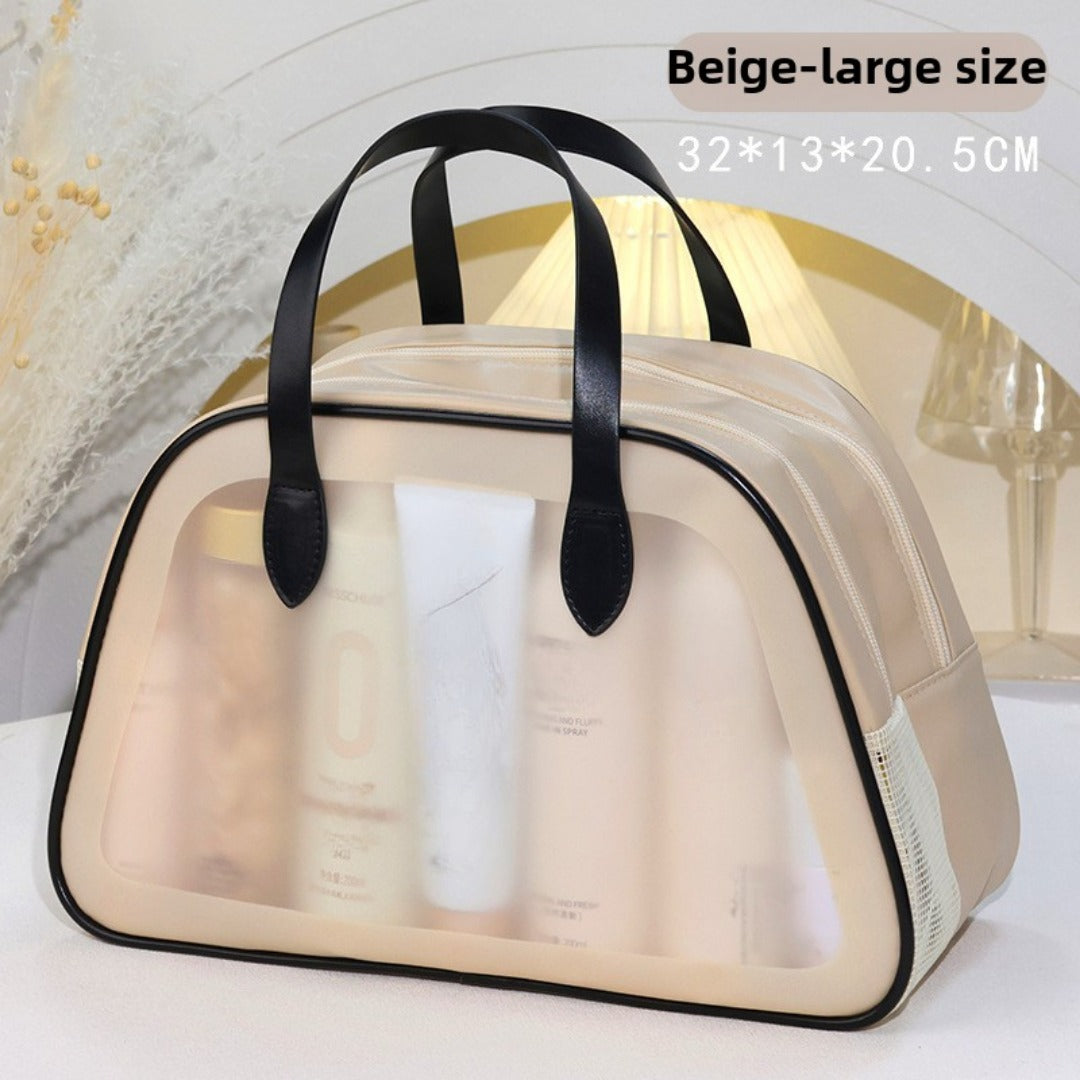 Wet and dry separation wash bag, portable waterproof bath swimming storage bag, business trip cosmetic bag, Transparent Cosmetic Bag, transparent makeup purse, - SJB-DIAMOND ELITES