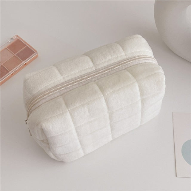 Fur Makeup Bag - SJB-DIAMOND ELITES