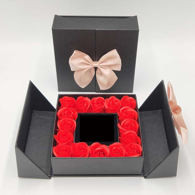 Artificial Rose Flower Gift Box Pi-Mart