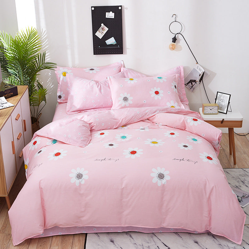 Twill Cotton Four-piece Set Seasons Quilt Cover Pi-Mart