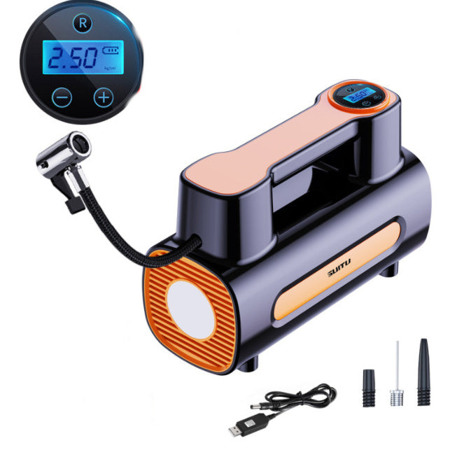Tire Inflator 12V DC Portable Compressor Electric DC Auto Tire Pumps For Car Tires Pi-Mart