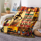 Soft & Cozy African American Heritage Flannel Throw Blanket - Perfect Birthday, Christmas, Or Holiday Gift For Family Lootquake LLC