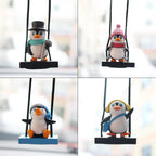 Swing Sled Penguin Car Pendant - SJB-DIAMOND ELITES
