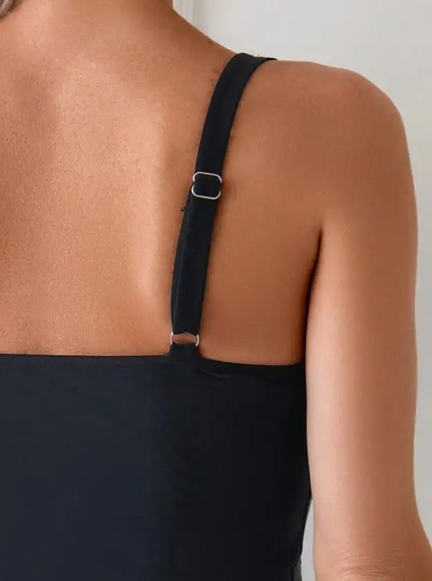 Women's Two-piece Casual Swimsuit P237 Black - SJB-DIAMOND ELITES