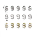 Gold-foil Symbol Alloy Nail Art Accessories