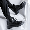 Men's Chelsea Ankle Boots - High-Top Leather Martin Boot Pi-Mart