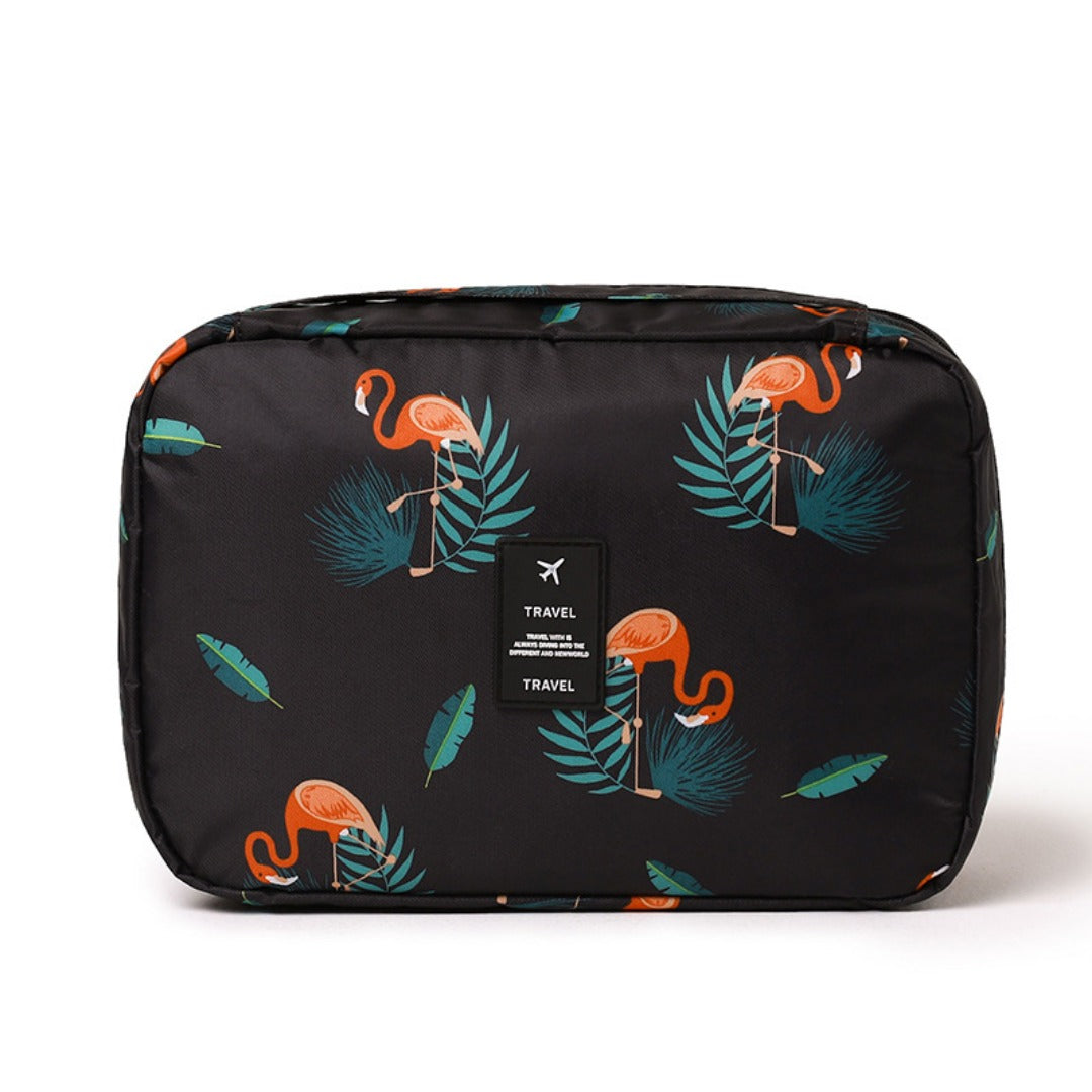 Toiletry Bag, Travel Wash Bag, Printed nylon Cosmetic Bag, Multifunctional Portable Large Capacity Storage Bag, Hangable Wash Bag - SJB-DIAMOND ELITES