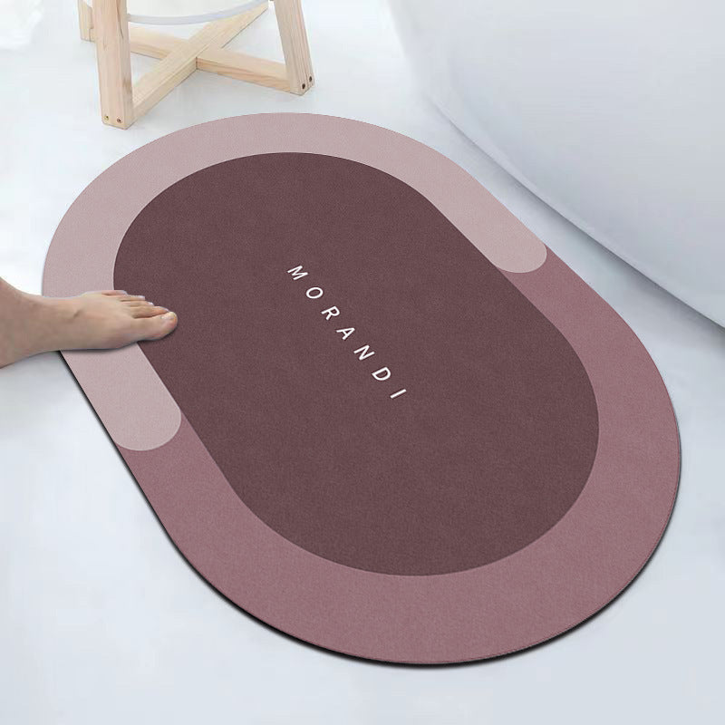 Household Fashion Simple Non-slip Quick-drying Absorbent Floor Mat Pi-Mart