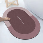 Household Fashion Simple Non-slip Quick-drying Absorbent Floor Mat Pi-Mart