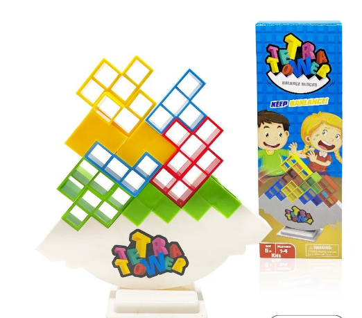 Balance Stacking Board Games Kids Adults Tower Block Toys For Family Parties Travel Games Boys Girls Puzzle Buliding Blocks Toy Pi-Mart