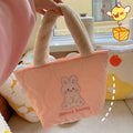 Plush Puffy Cotton Handbag Cute Rabbit Handbag Pi-Mart