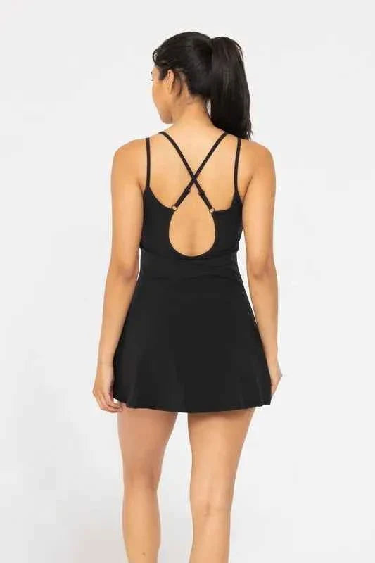 MONO B Adjustable Active A-line Dress THRIXINE