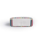 Straw transparent PVC semicircular cosmetic bag, waterproof woven toiletries bag, travel storage bag, makeup bags small,Transparent Cosmetic Bag, - SJB-DIAMOND ELITES
