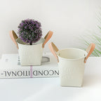 Home Garden Letter Metal Pots