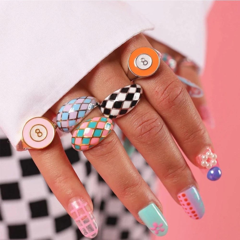Colorful Sweet Trendy Ring - SJB-DIAMOND ELITES