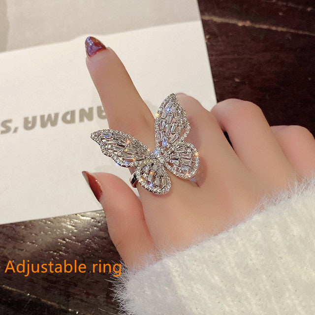 Rotating Four-Leaf Ring - SJB-DIAMOND ELITES