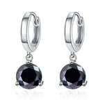 2ct Moissanite Drop Earrings 925 Sterling Silver Bridal Wedding BandsCo Straps
