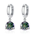 2ct Moissanite Drop Earrings 925 Sterling Silver Bridal Wedding BandsCo Straps