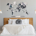 2D Wooden World Map Nordik Enjoy The Wood