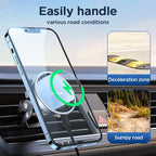 15W Qi Magnetic Car Phone Holder Wireless Charger - SJB-DIAMOND ELITES