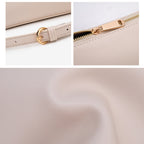 Solid Hobo Bag Shoulder Purse Simple and Chic Tote Bag for Women Large Capacity SHOMICOBOUTIQUE