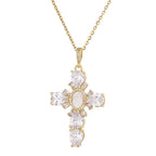Cross Crystal Necklace - SJB-DIAMOND ELITES